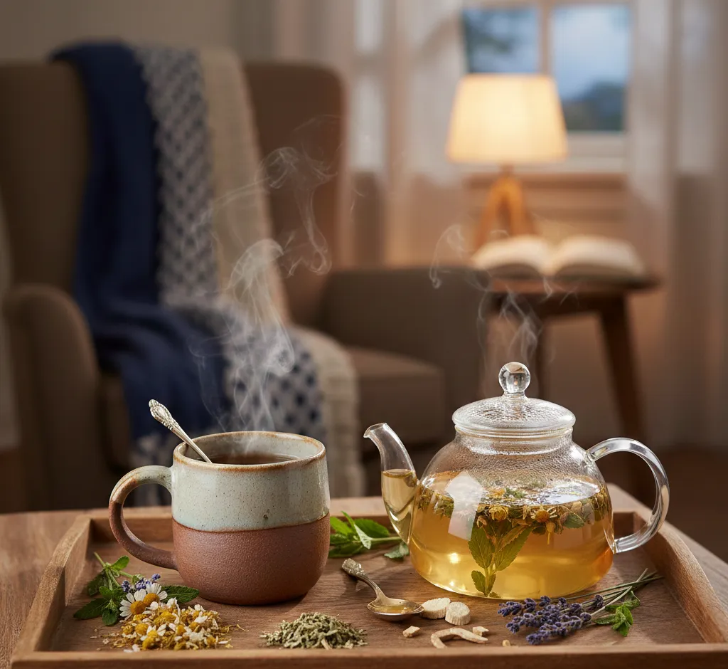 Abendlicher Entspannungstee: Rituale, Wirkstoffe und Zubereitung für ruhigen Schlaf