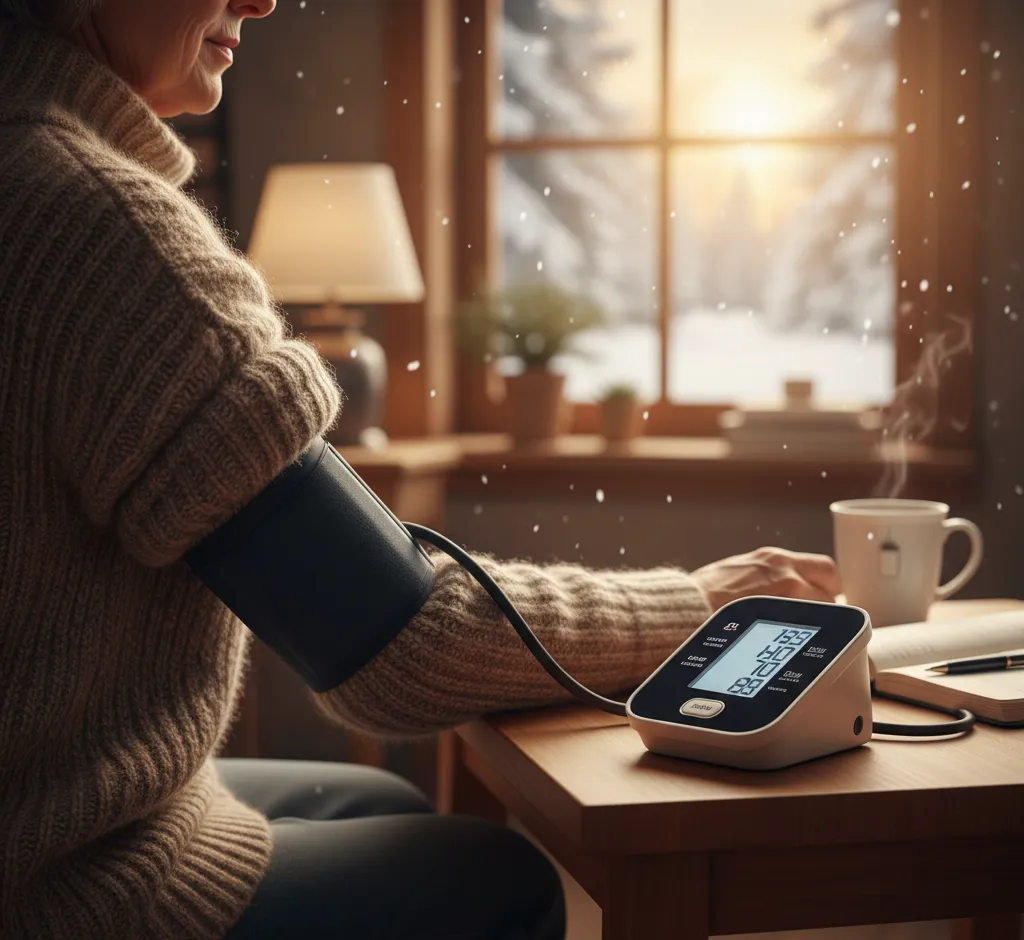Blutdruck messen im Winter: Warum die kalte Jahreszeit besondere Aufmerksamkeit erfordert
