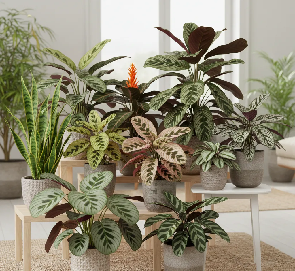 Die farbenfrohsten Calathea-Arten im Überblick: Tropische Blattschönheiten für dein Zuhause
