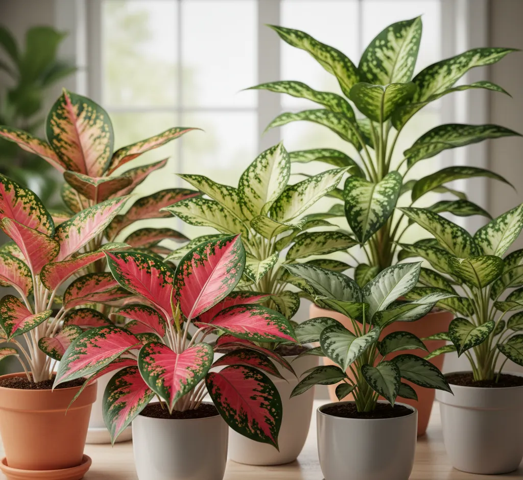 Die schönsten und pflegeleichtesten Aglaonema-Sorten mit bunten Blättern: Ein Leitfaden für robuste Zimmerpflanzen