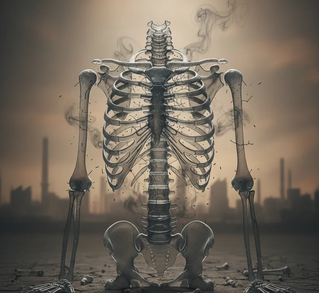 Die unsichtbare Gefahr: Wie Luftverschmutzung unsere Knochen schwächt