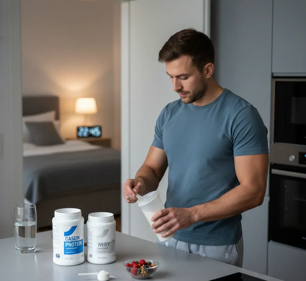 Eiweißshake vor dem Schlafen: So schützt du deine Muskeln in der Nacht