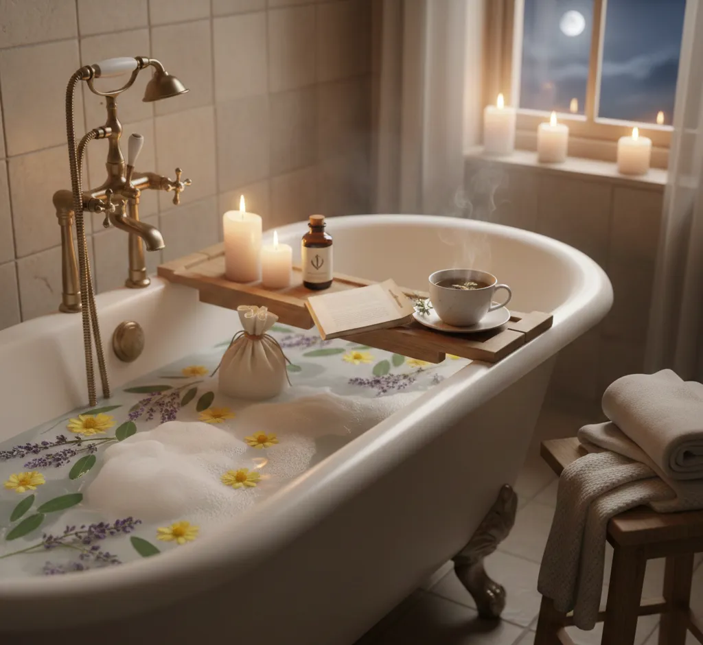 Entspannungsbäder vor dem Schlaf: So wird dein Abendritual zur natürlichen Einschlafhilfe