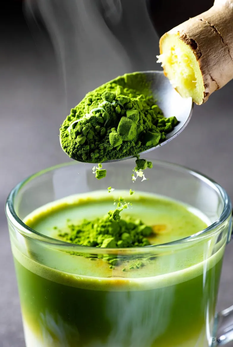 Erfrischender Matcha-Ingwer-Latte: Das perfekte Rezept für Wohlbefinden und Energie