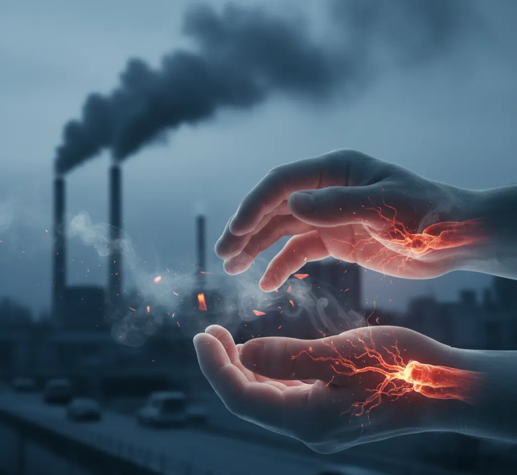 Feinstaub und Gelenkschmerzen: Wie Luftverschmutzung unsere Gelenke belastet