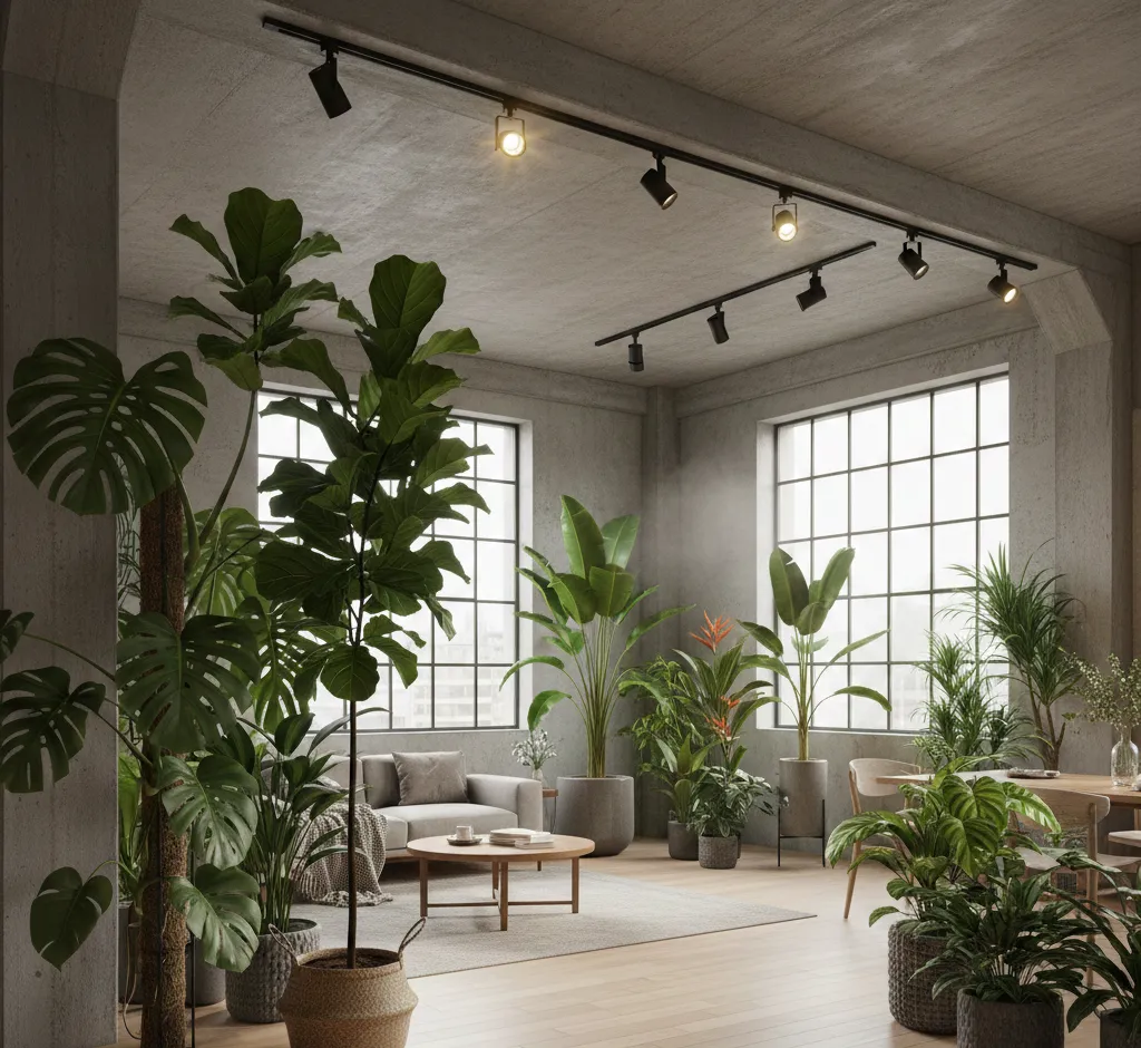 Großblättrige Tropenpflanzen für hohe Decken: So verwandelst du dein Zuhause in einen urbanen Dschungel