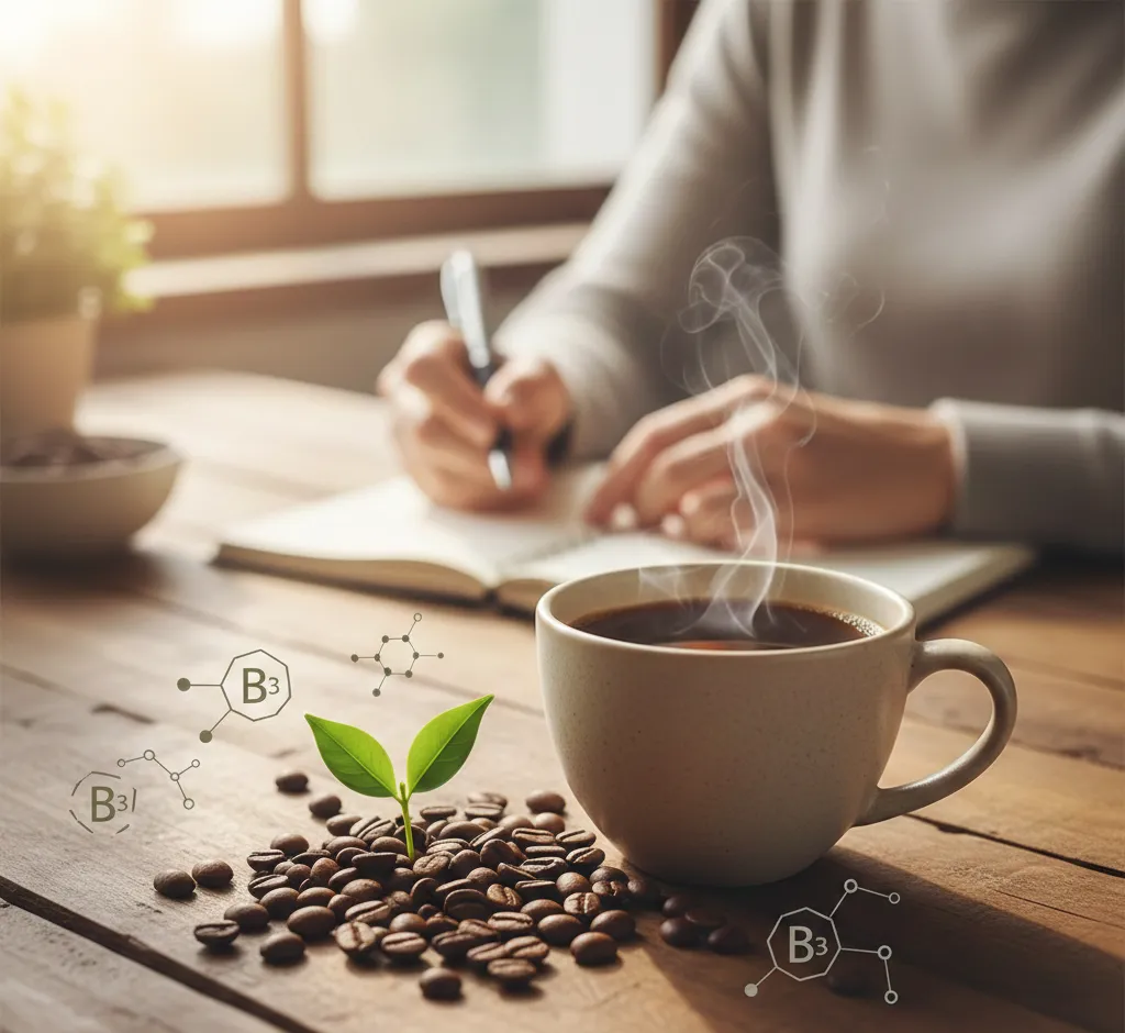 Kaffee und Niacin: Wie Dein Lieblingsgetränk Deinen Stoffwechsel unterstützt