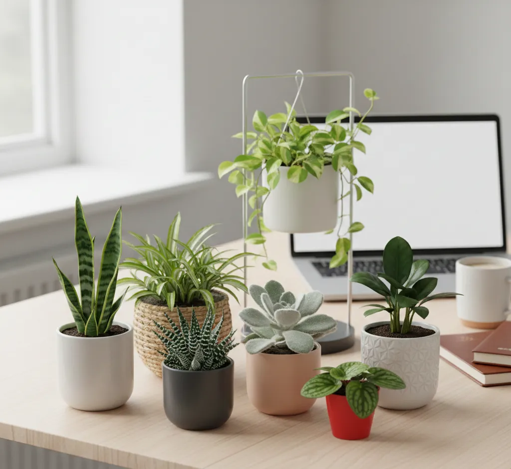 Kleine Tischpflanzen fürs Arbeitszimmer: Mehr Fokus, Frische und Wohlbefinden