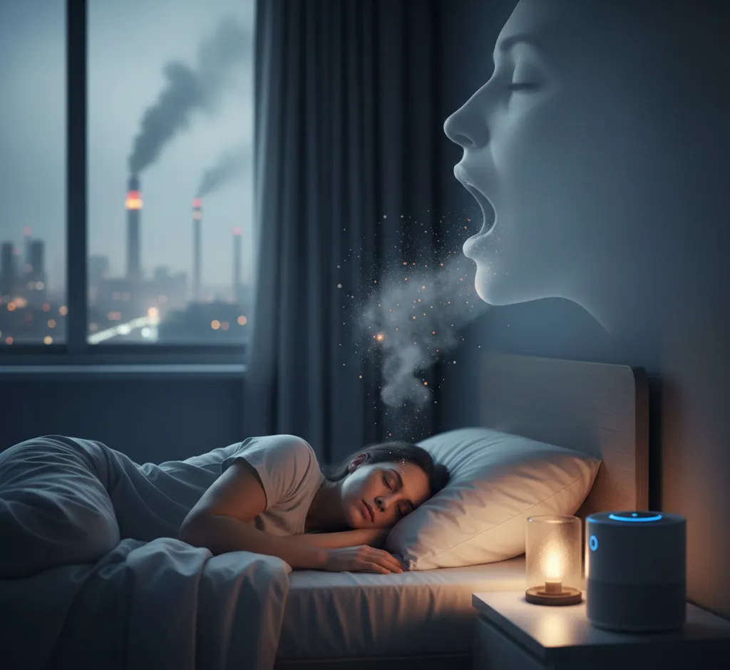 Luftschadstoffe und Schlafapnoe: Der unsichtbare Einfluss auf Ihre Nachtruhe