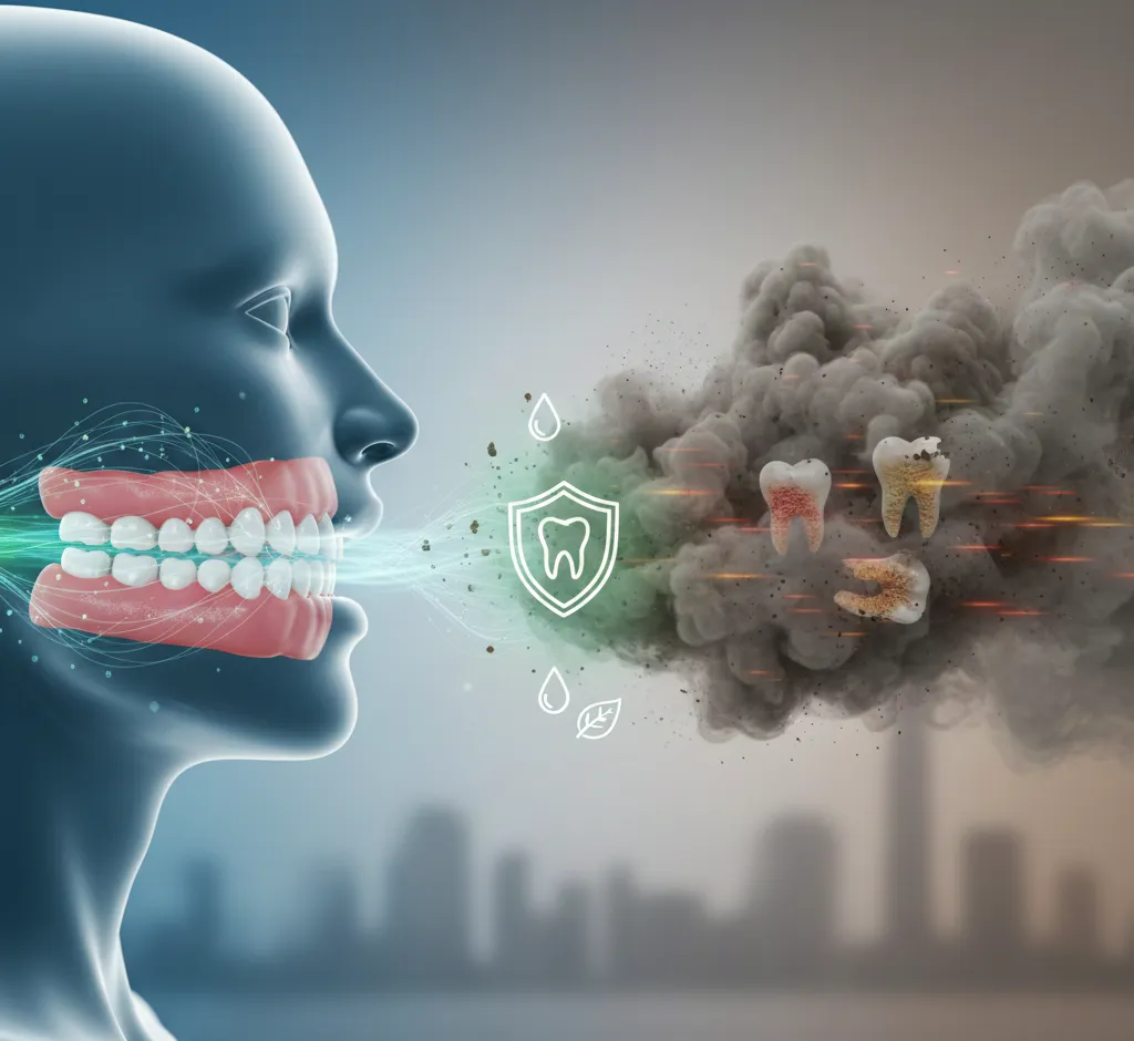 Luftschadstoffe und Zahngesundheit: Wie saubere Luft Ihr Lächeln schützt