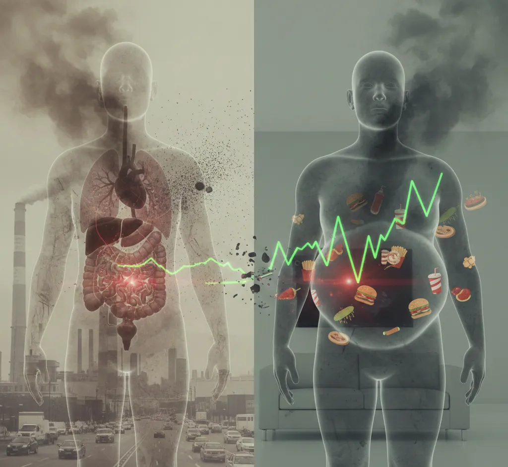 Luftverschmutzung und Übergewicht: Wie schmutzige Luft unseren Stoffwechsel aus dem Gleichgewicht bringt