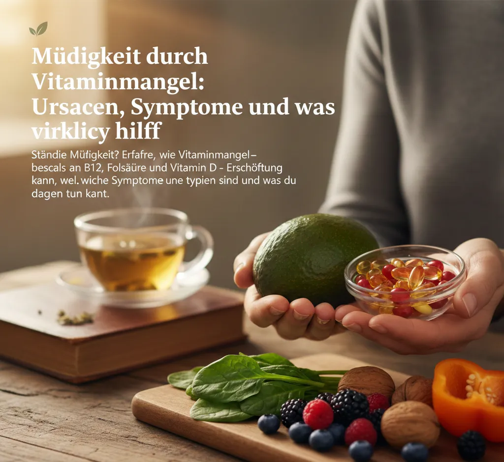 Müdigkeit durch Vitaminmangel: Ursachen, Symptome und was wirklich hilft
