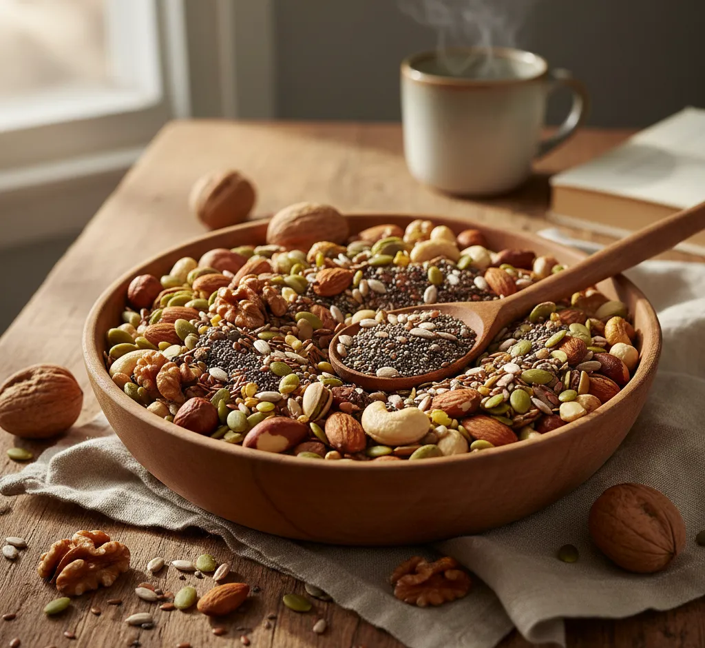 Nüsse und Samen: Natürliche Kraftpakete für langanhaltende Energie und Vitalität
