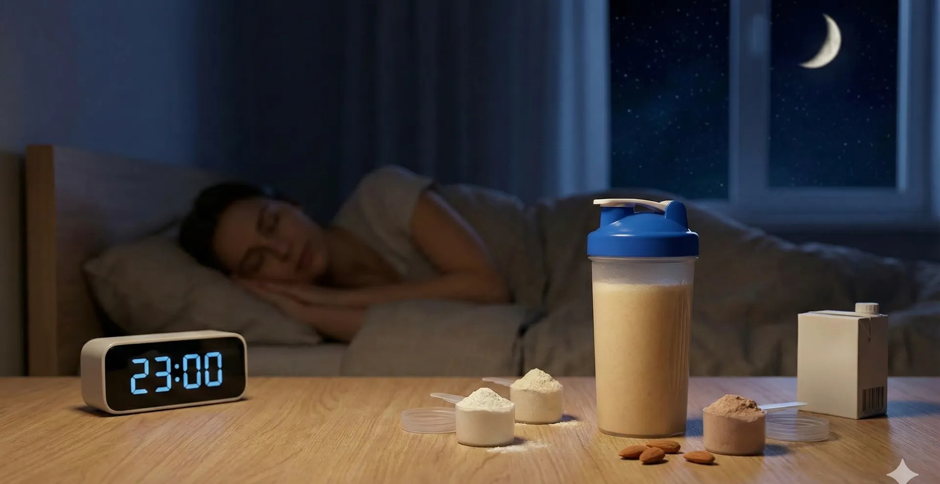 Proteinpulver für die Nacht: Welches Eiweiß ist wirklich sinnvoll?