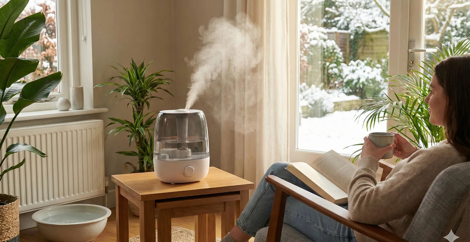 Raumluft befeuchten: So schützen Sie Ihre Schleimhäute vor dem Austrocknen