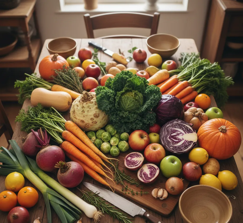 Saisonales Obst und Gemüse im Winter: frisch, regional und voller Nährstoffe