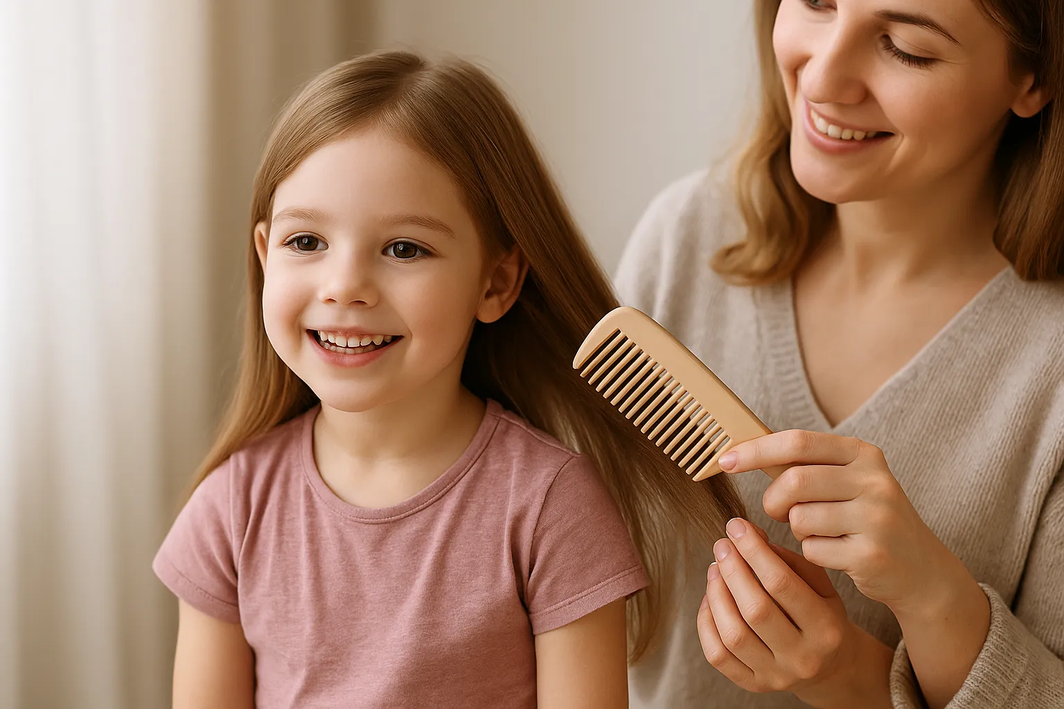 Sanfte Haarpflege für Kinder: Wie man empfindliches Kinderhaar richtig pflegt