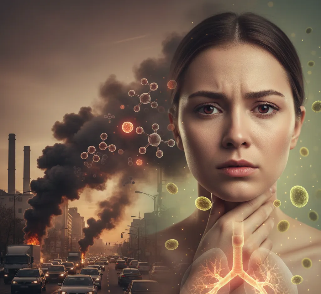 Stickstoffdioxid und Allergien: Wie das Reizgas unsere Atemwege belastet