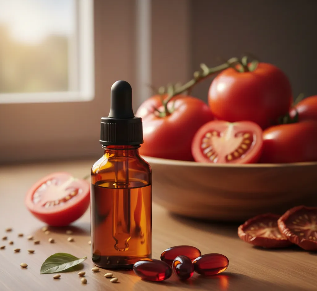 Tomatenkernöl Lycopin Booster: Natürlicher Zellschutz aus der Tomate