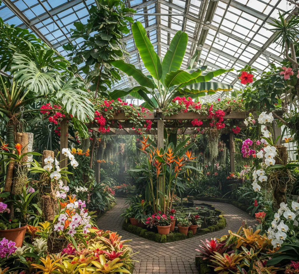 Top 10 tropische Pflanzen für Warmhäuser: Exotische Highlights für das ganze Jahr