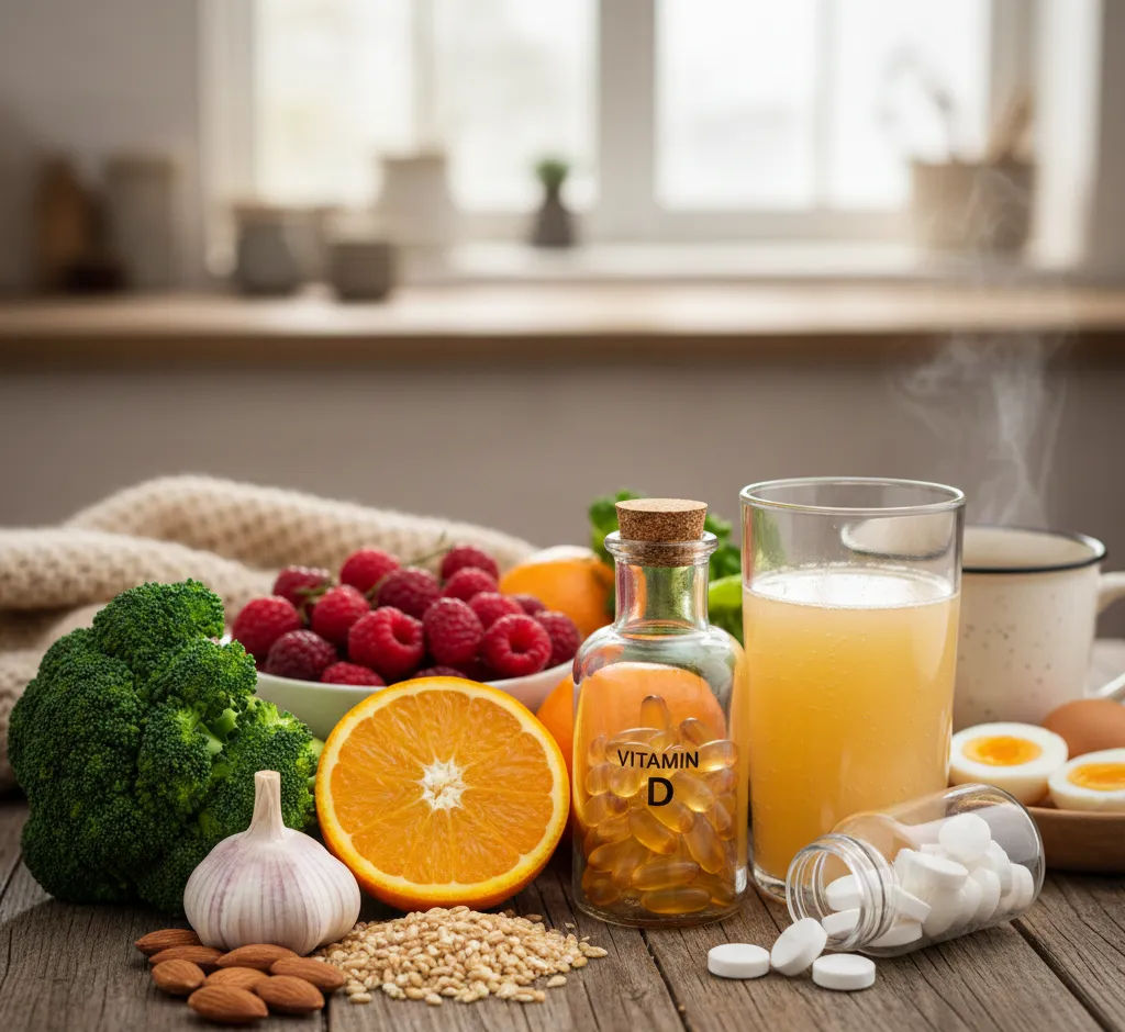 Vitamine und Mineralstoffe gegen Erkältungen: Was wirklich hilft