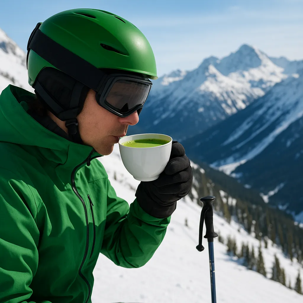 Warum Matcha der perfekte Begleiter für Skifahrer ist – Energie, Fokus und Regeneration in einer Tasse