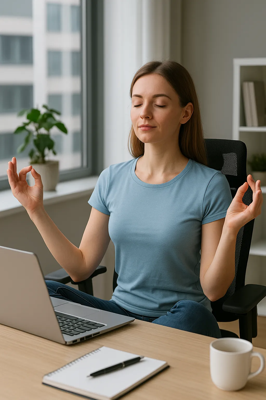 Yoga gegen Müdigkeit im Büro: Energie tanken zwischen Tastatur und Bildschirm
