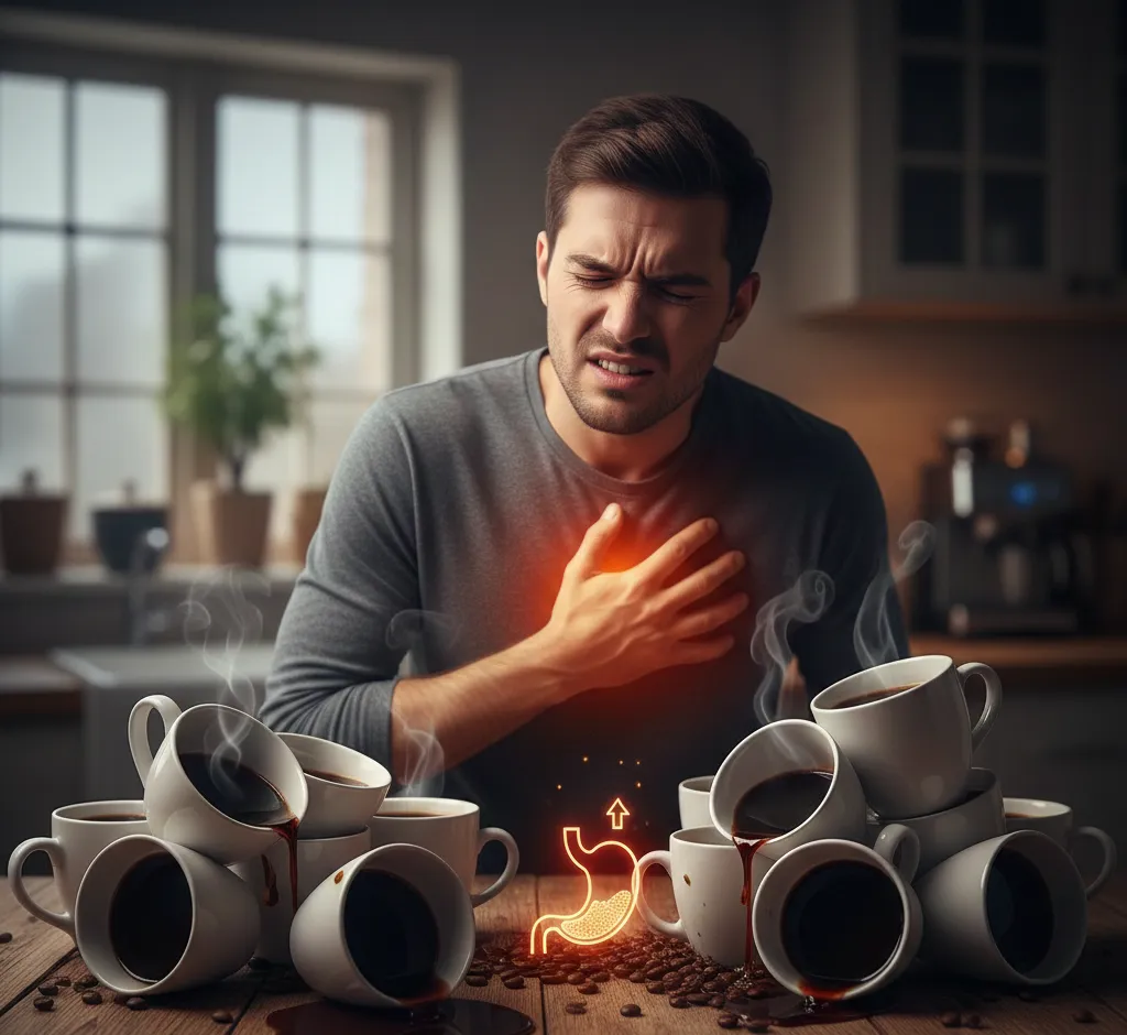 Zu viel Kaffee: Warum er Sodbrennen auslöst und was wirklich hilft